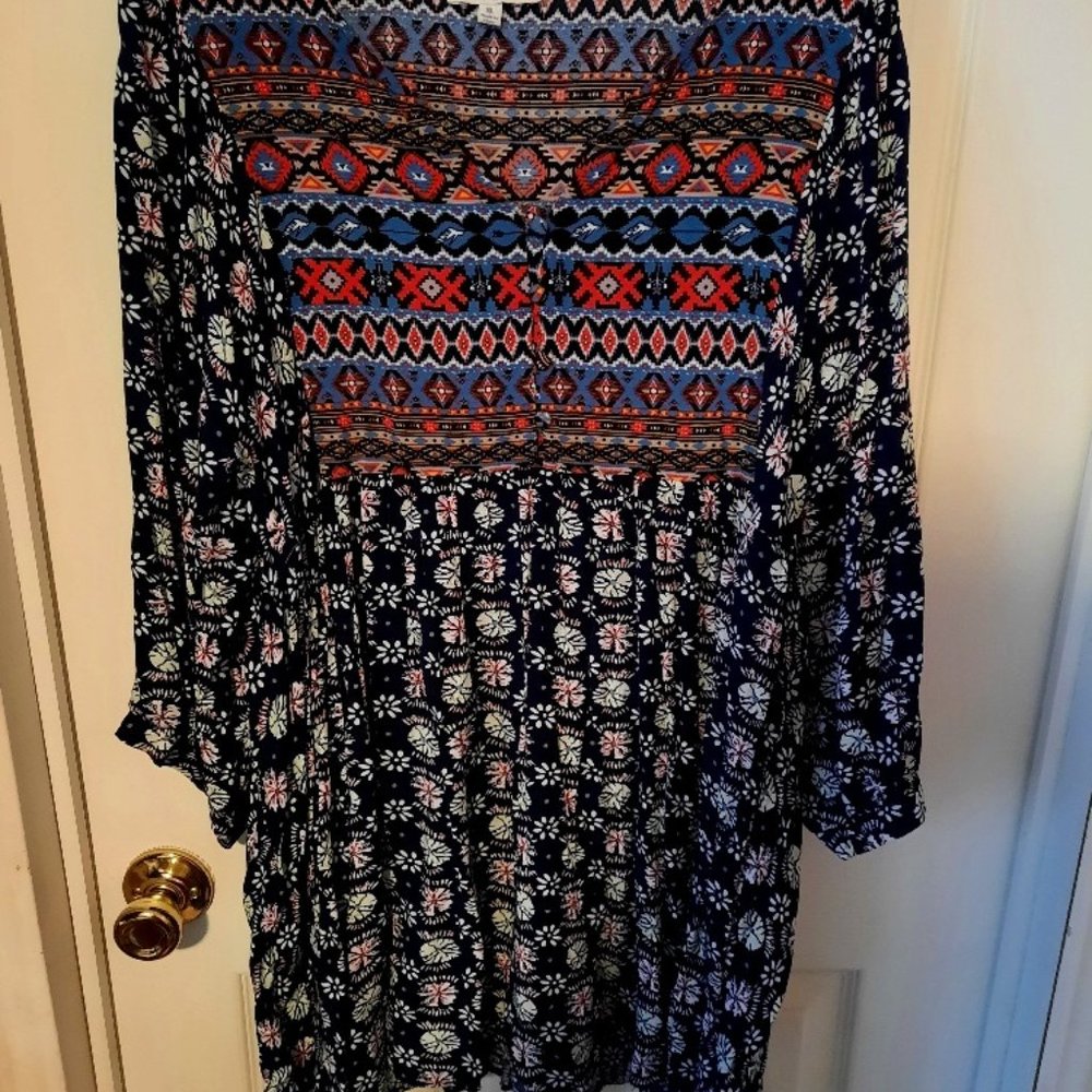 Umgee Southwest Design Soft Dress